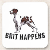 Brit Happens - Brittany Bier Onderzetter (Voorkant)