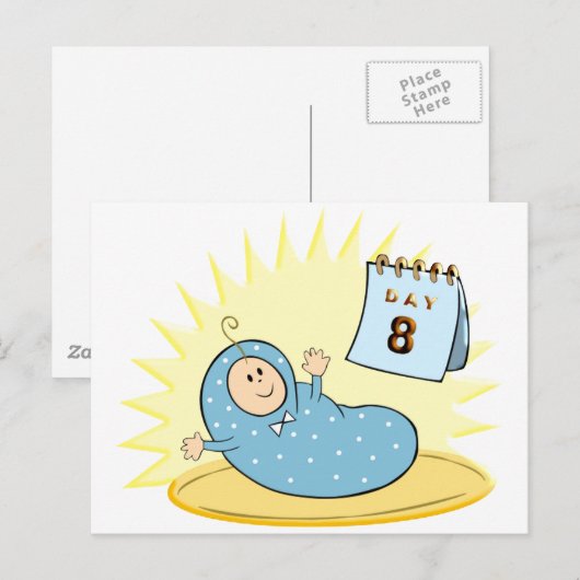 Brit Milah Briefkaart (Voorkant / Achterkant)