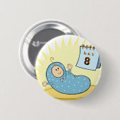 Brit Milah Ronde Button 5,7 Cm (Voorkant /achterkant)