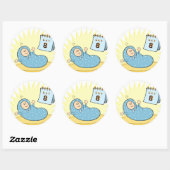 Brit Milah Ronde Sticker (Vel)