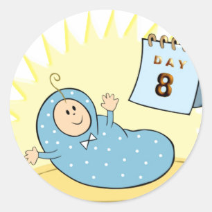 Brit Milah Ronde Sticker