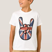 Brit Rock Hand T-shirt (Voorkant)