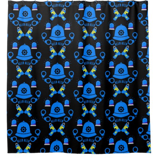 Brit van de politie en Accessoires Douchegordijn (Voorkant)