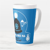 Brit van de politie en Accessoires Latte Mok (Rechterhoek)