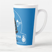 Brit van de politie en Accessoires Latte Mok (Rechts)