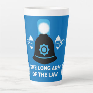 Brit van de politie en Accessoires Latte Mok
