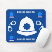 Brit van de politie en Accessoires Muismat (Met muis)