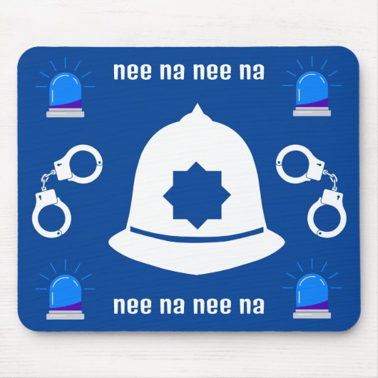 Brit van de politie en Accessoires Muismat (Voorkant)