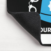 Brit van de politie en Accessoires Muismat (Hoek)