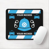 Brit van de politie en Accessoires Muismat (Met muis)