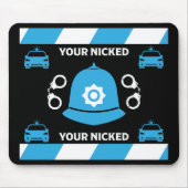 Brit van de politie en Accessoires Muismat (Voorkant)