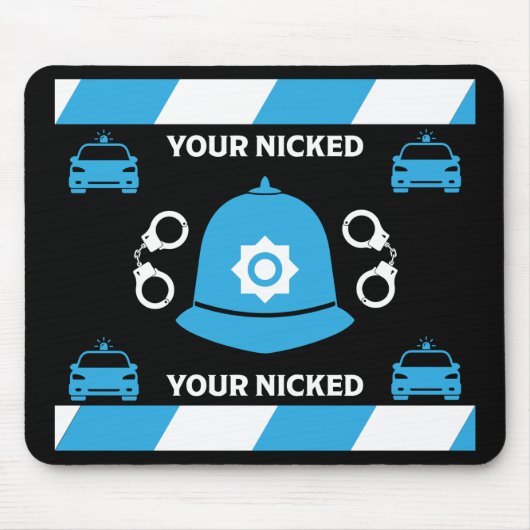 Brit van de politie en Accessoires Muismat (Voorkant)