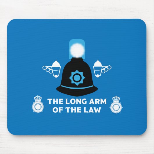 Brit van de politie en Accessoires Muismat (Voorkant)