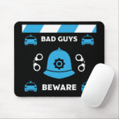Brit van de politie en Accessoires Muismat (Met muis)