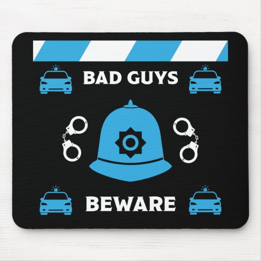 Brit van de politie en Accessoires Muismat (Voorkant)