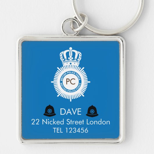 Brit van de politie en Accessoires Sleutelhanger (Voorkant)