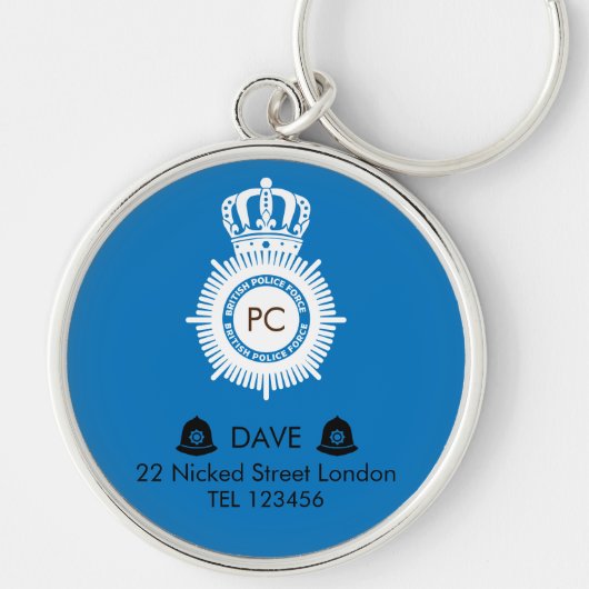 Brit van de politie en Accessoires Sleutelhanger (Voorkant)