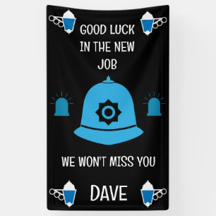 Brit van de politie en Accessoires Spandoek