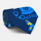 Brit van de politie en Accessoires Stropdas (Opgerold)