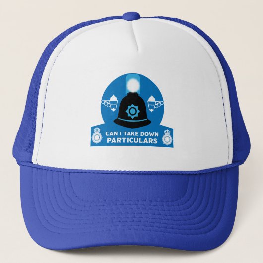 Brit van de politie en Accessoires Trucker Pet (Voorkant)