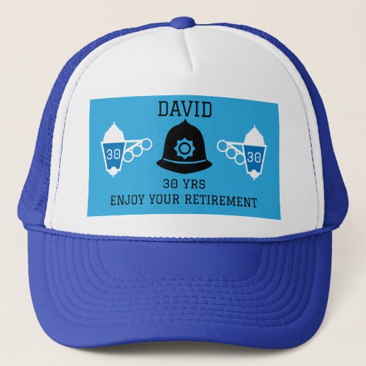 Brit van de politie en Accessoires Trucker Pet (Voorkant)