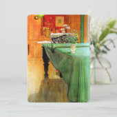 Brita aan de piano door Carl Larsson, Muziekrecita Kaart (Staand voorkant)