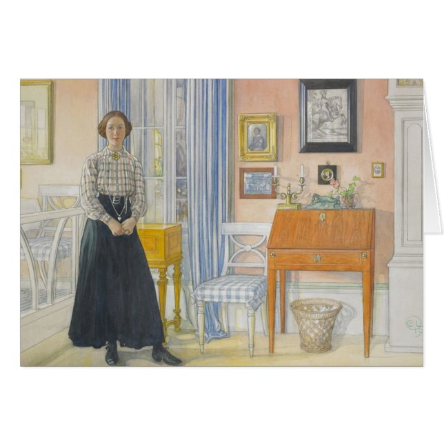 Brita Beside a Writing Desk (Voorkant Horizontaal)