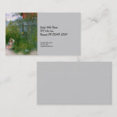 Brita in de Flowerbed Visitekaartje (Voorkant / Achterkant)