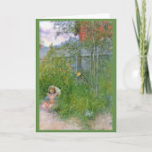 Brita in Flowerbed Kaart (Voorkant)