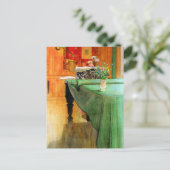 Brita op de Piano door Carl Larsson,  kunst Briefkaart (Staand voorkant)