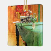 Brita op de Piano door Carl Larsson,  kunst Keramisch Ornament (Links)