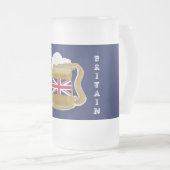 BRITAIN MATGLAS BIERPUL (Voorkant rechts)