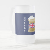BRITAIN MATGLAS BIERPUL (Voorkant links)