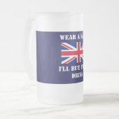 BRITAIN MATGLAS BIERPUL (Voorkant links)
