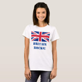 BRITAIN ROCKS! T-SHIRT (Voorkant volledig)