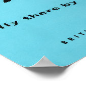 BRITAIN Vliegt daar tegen BOAC  Airways Travel Poster (Hoek)