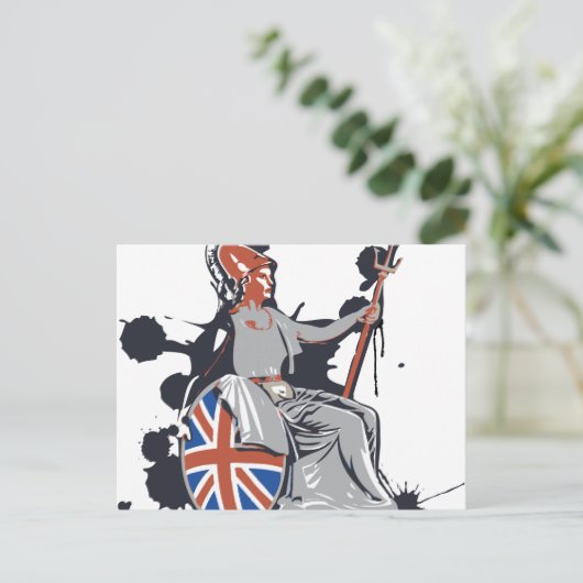 Britannia Briefkaart (Staand voorkant)