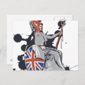 Britannia Briefkaart (Voorkant / Achterkant)