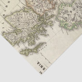 Britannia en Hibernia Tissuepapier (Detail)