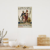 Britannia naast elkaar poster (Keuken)