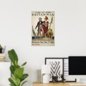 Britannia naast elkaar poster (Thuiskantoor)