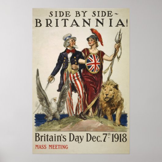 Britannia naast elkaar poster (Voorkant)
