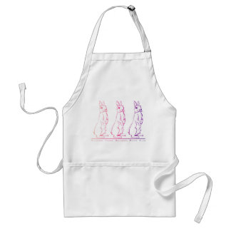 Britannia Petite Pink/Paars Apron Standaard Schort