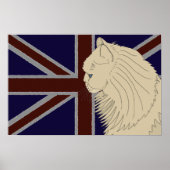 Britannia-serie: Kenzo de Perzische kat Poster (Voorkant)