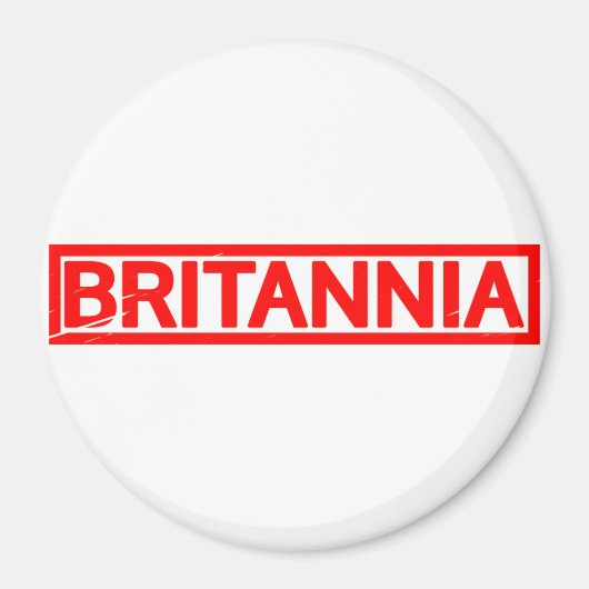 Britannia Stamp Magneet (Voorkant)
