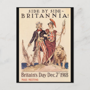 Britannia Wereldoorlog II Briefkaart