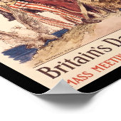 Britannia Wereldoorlog II Poster (Hoek)