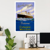 Britannic ~ Liverpool, Verenigde Staten, Canada Poster (Thuiskantoor)