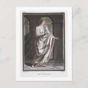 Britannicus, kostuum voor Britannicus door Jean Ra Briefkaart