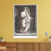 Britannicus, kostuum voor Britannicus door Jean Ra Canvas Afdruk (Insitu (Woonkamer))